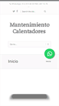 Mobile Screenshot of mantenimientocalentadores.com